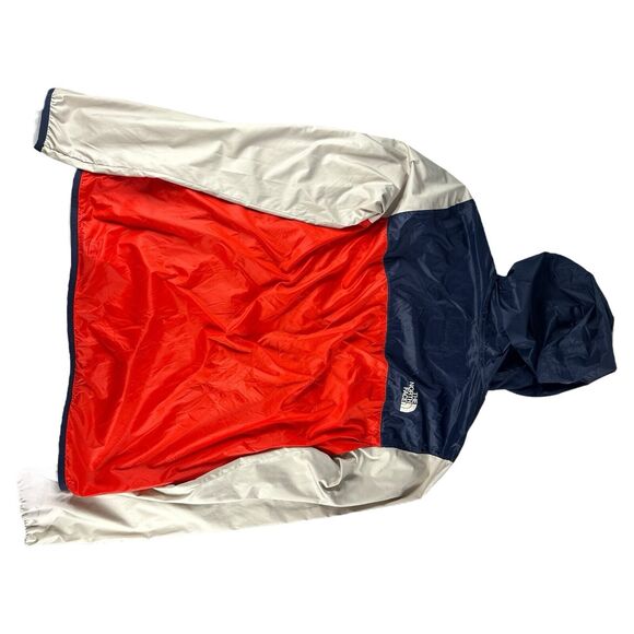 The NORTH FACE Wind Rain Resistant 1/2 Zip HOODED Fanorak JACKET Mens Sz S NEW - Picture 2 of 6